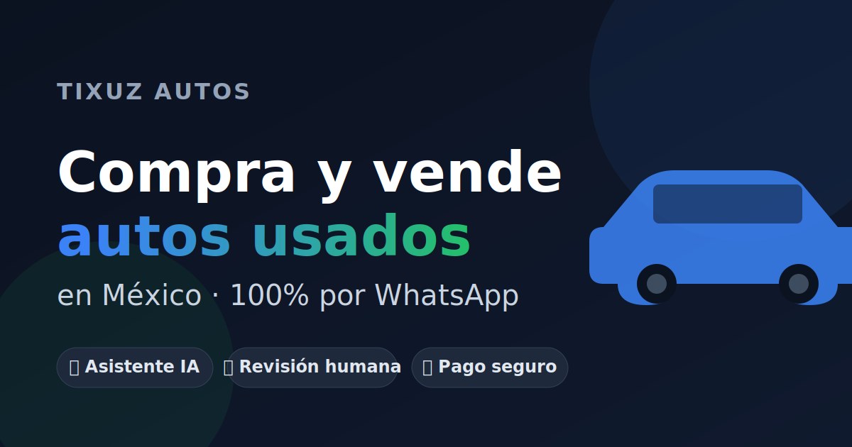Tixuz Autos marketplace para publicar autos usados